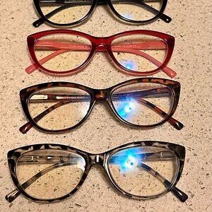 Readers - 4 pack reading glasses +1.00